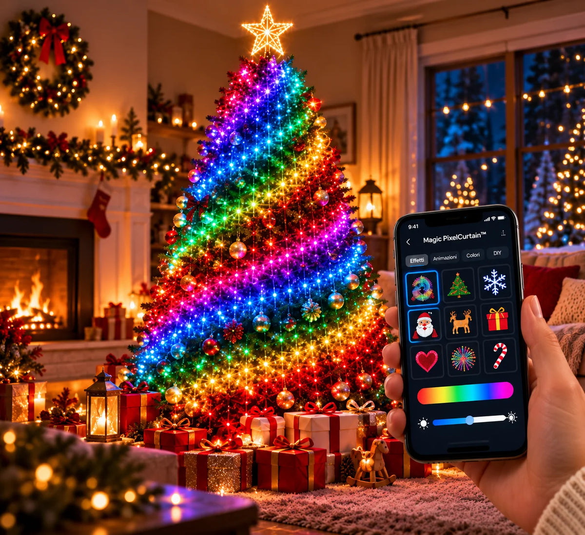 Magic LED Navidad™ – Luces Inteligentes para Árbol de Navidad