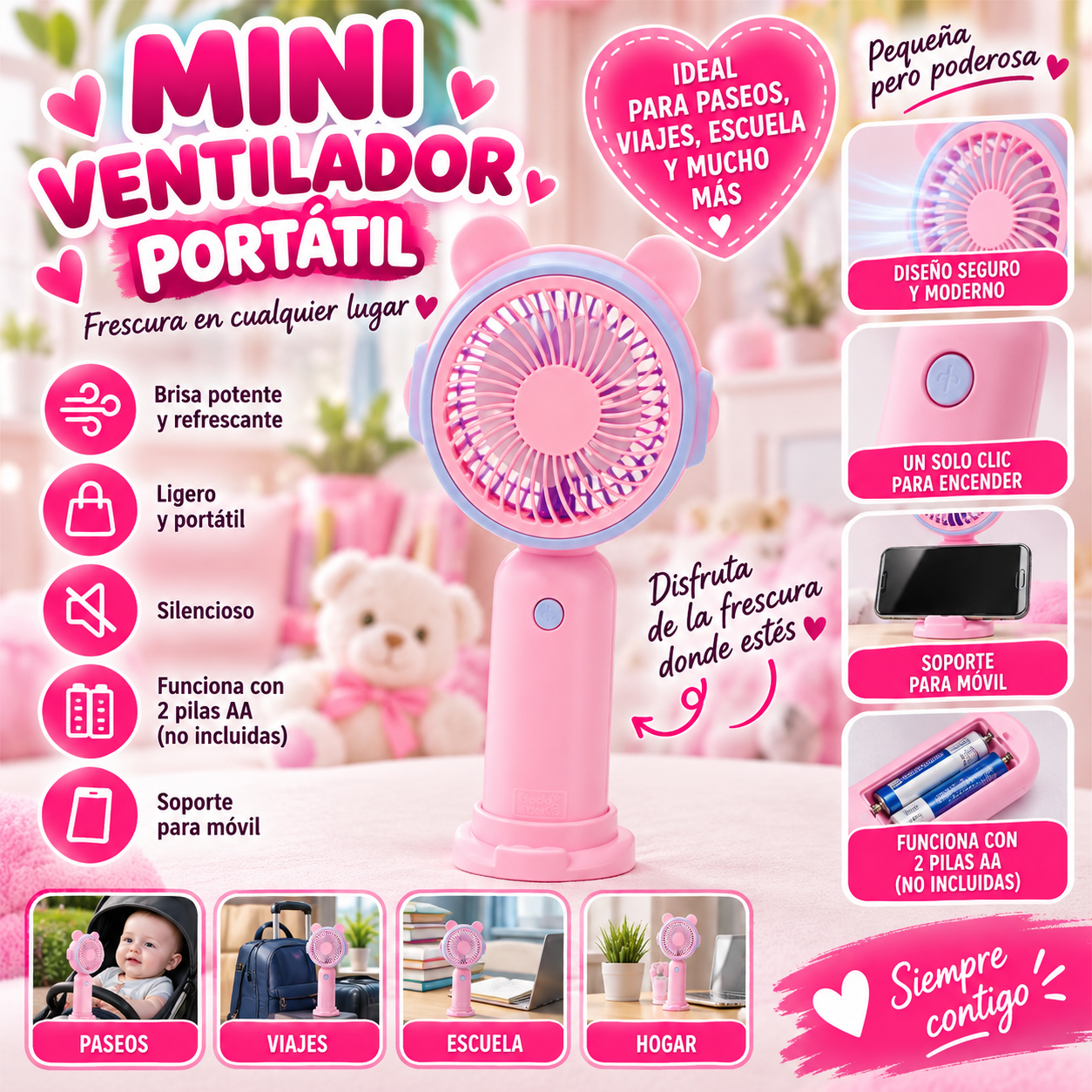 Kit Bebé Princesa – 6 Productos Esenciales para el Día a Día 👑💗