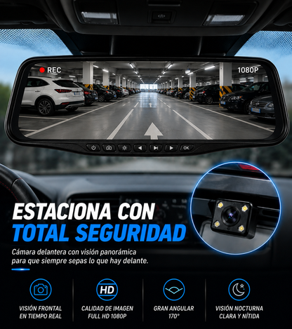 Camara Retrovisor HD vista panoramica dual