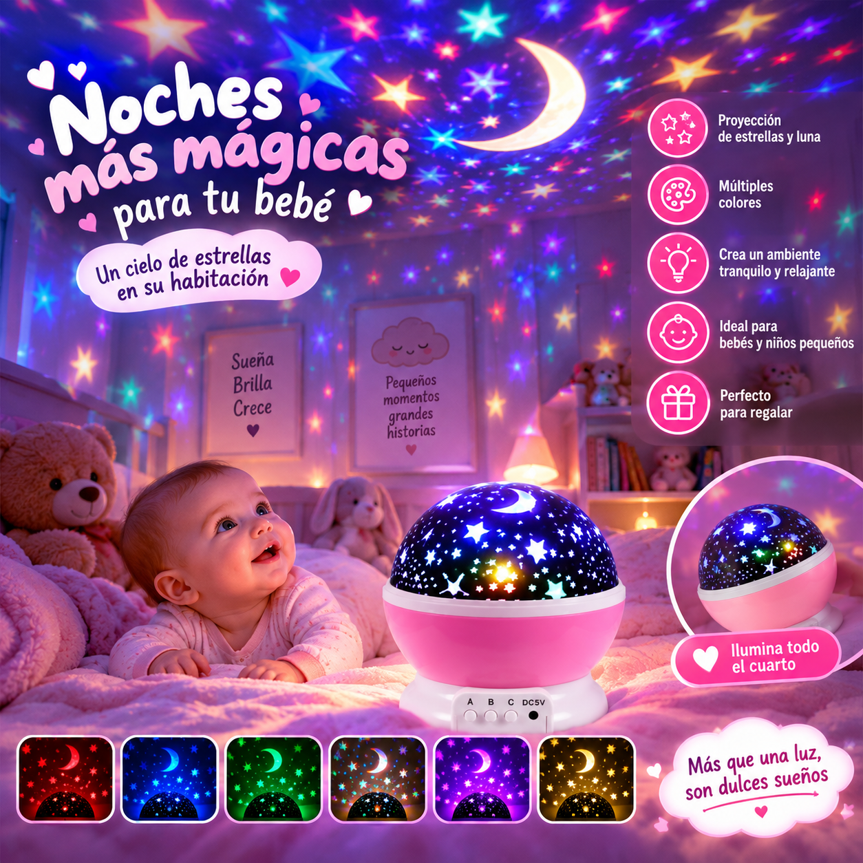 Kit Bebé Princesa – 6 Productos Esenciales para el Día a Día 👑💗